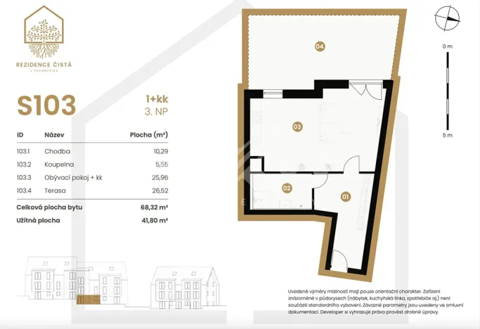 Prodej bytu 1+kk, Černý Důl, 42 m2