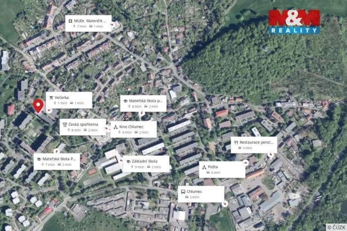 Prodej bytu 4+1, Chlumec, Vyklická, 99 m2