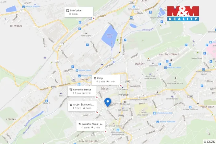 Pronájem bytu 1+kk, Hořovice, Anýžova, 30 m2