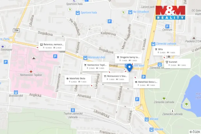 Prodej bytu 3+kk, Teplice, Duchcovská, 79 m2