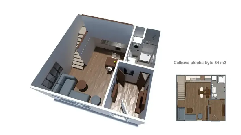 Prodej bytu 3+kk, Bělá pod Bezdězem, Mladoboleslavská, 84 m2