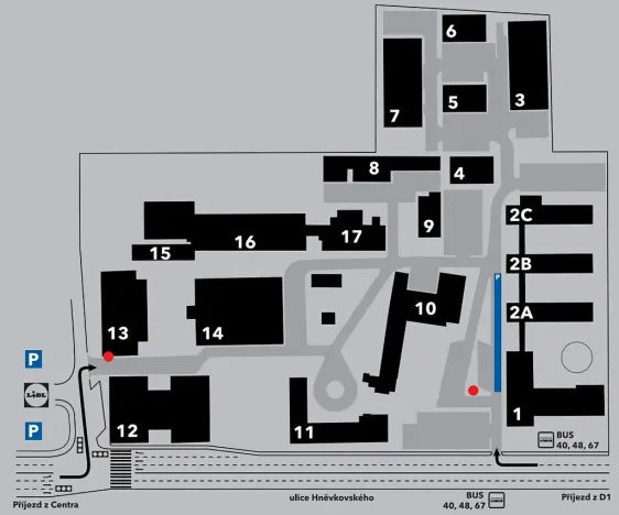 Pronájem kanceláře, Brno, Hněvkovského, 12 m2