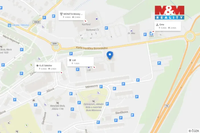 Pronájem bytu 3+1, Sokolov, Karla Havlíčka Borovského, 80 m2