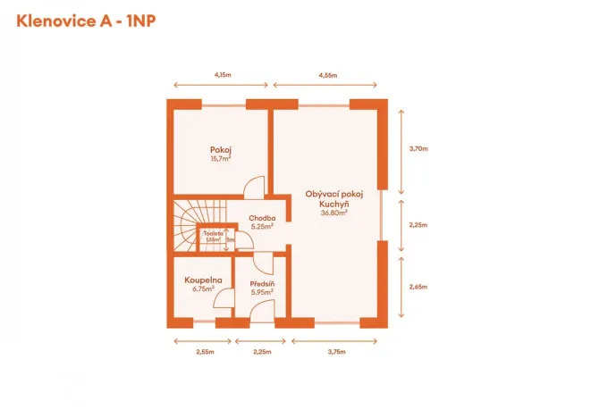 Prodej rodinného domu, Klenovice, 143 m2