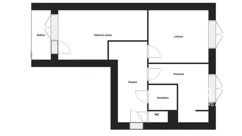 Prodej bytu 2+1, Brno - Židenice, Souběžná, 57 m2