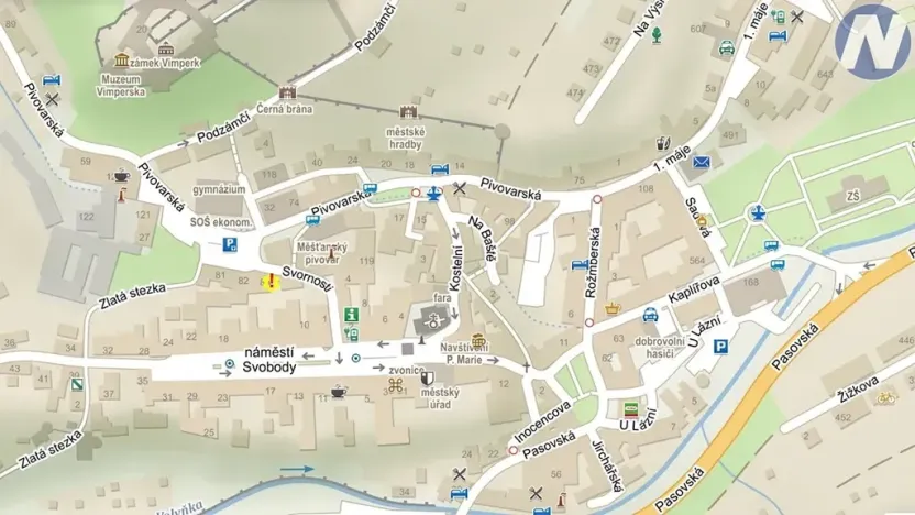 Pronájem bytu 4+kk, Vimperk, Svornosti, 150 m2