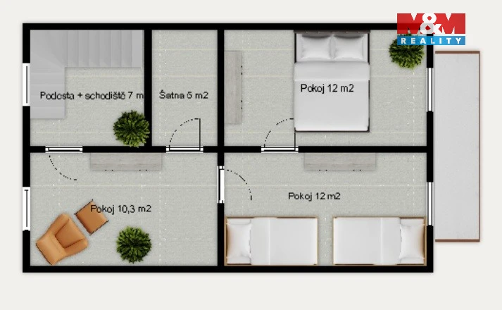 Prodej rodinného domu, Kněžice - Dubečno, 86 m2