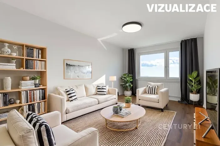 Prodej bytu 2+1, Chomutov, Kamenný vrch, 58 m2