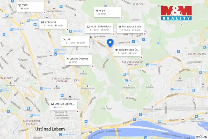 Prodej bytu 1+1, Ústí nad Labem - Severní Terasa, Kmochova, 33 m2