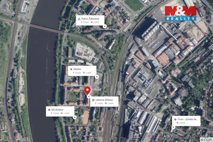 Prodej bytu 4+1, Ústí nad Labem - Střekov, Železničářská, 94 m2