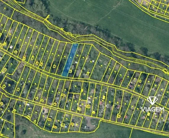 Prodej zahrady, Děčín, 849 m2