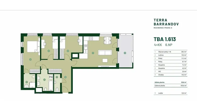 Prodej bytu 4+kk, Praha - Hlubočepy, Silurská, 104 m2
