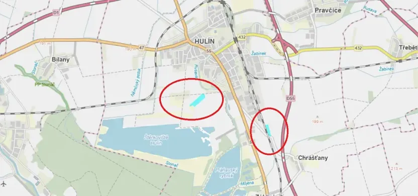 Prodej pole, Hulín, 35461 m2