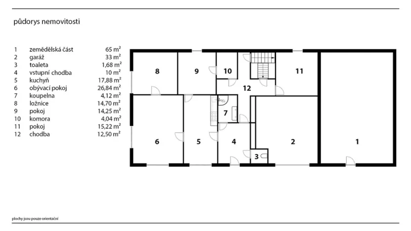 Prodej zemědělské usedlosti, Prosečné, 218 m2