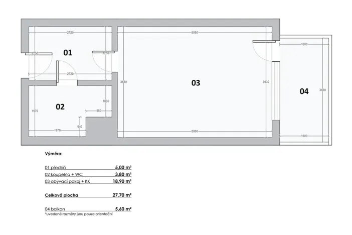 Pronájem bytu 1+kk, Praha - Třebonice, K metru, 28 m2