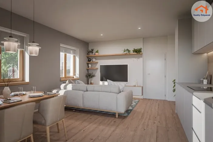 Prodej bytu 3+kk, Jílovice, 75 m2