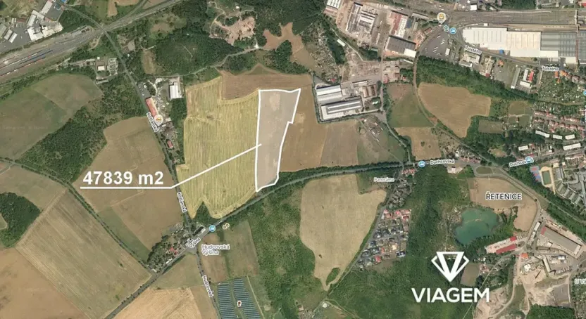 Prodej podílu pole, Teplice, 9567 m2