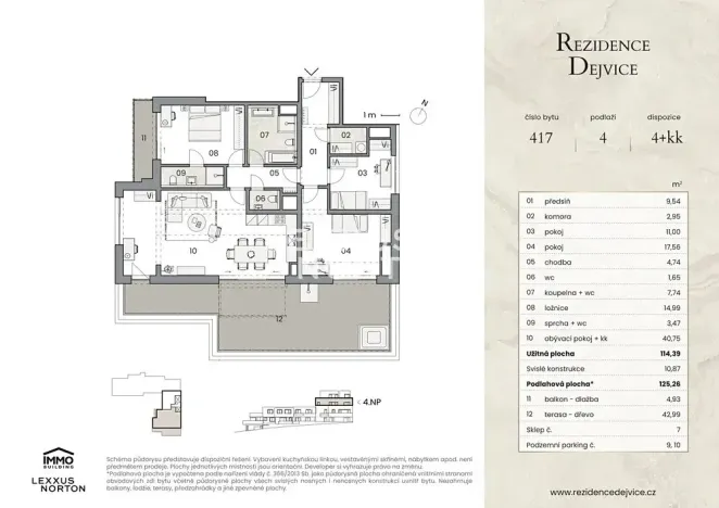 Prodej bytu 4+kk, Praha - Dejvice, U dejvického rybníčku, 125 m2