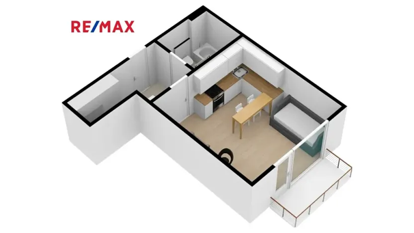 Prodej bytu 1+kk, Plzeň, V Zahrádkách, 39 m2