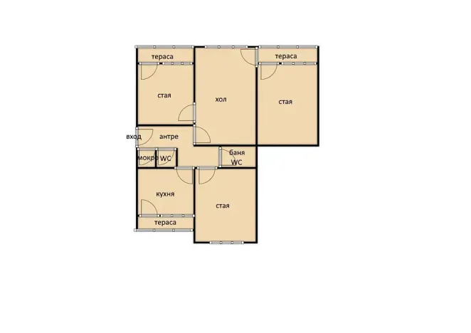 Prodej bytu 4+1, Sofie, Bulharsko, 95 m2