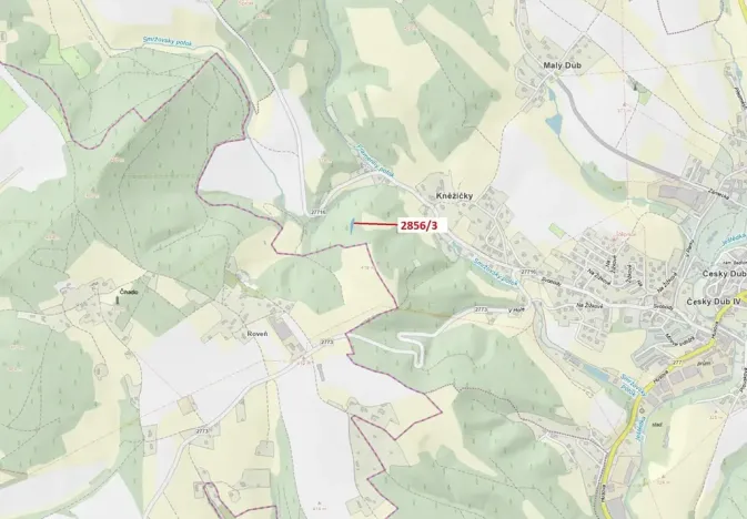 Dražba lesa, Český Dub, 448 m2