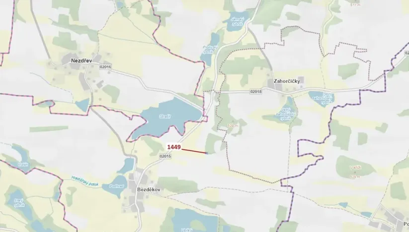 Dražba lesa, Hradiště, 638 m2