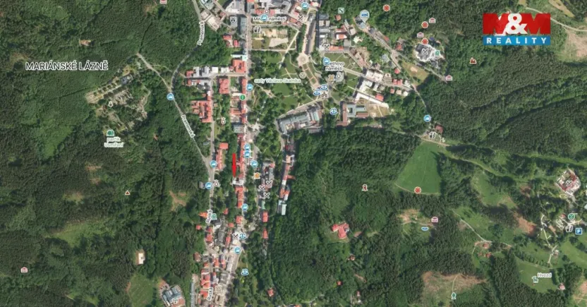 Pronájem obchodního prostoru, Mariánské Lázně, Hlavní třída, 35 m2