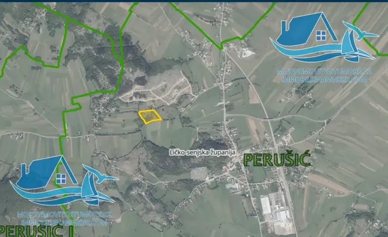 Prodej pozemku pro bydlení, Perušić, Chorvatsko, 14173 m2