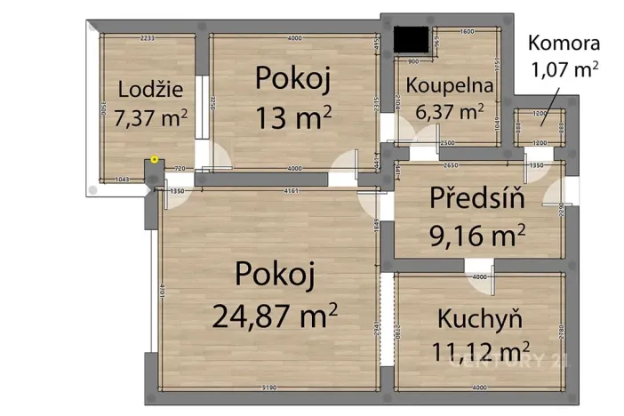 Prodej bytu 2+kk, Plzeň, Sedlecká, 69 m2