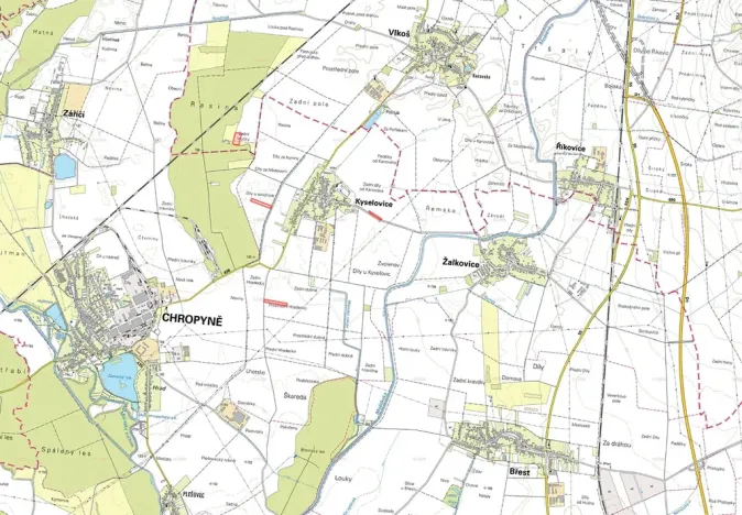 Prodej pole, Kyselovice, 9690 m2