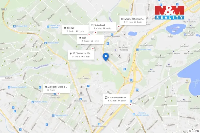 Prodej bytu 2+1, Chomutov, Březenecká, 68 m2