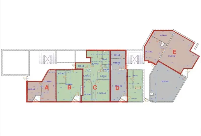 Prodej obchodního prostoru, Ostrava, U Staré elektrárny, 63 m2