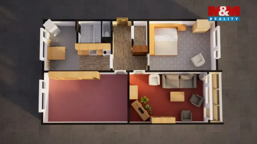 Prodej bytu 3+1, Děčín - Děčín IX-Bynov, Vítova, 74 m2