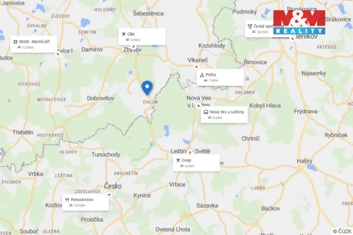 Prodej pole, Zbýšov, 15611 m2