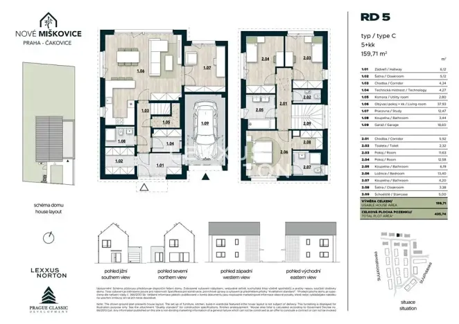 Prodej rodinného domu, Praha - Miškovice, Polabská, 160 m2