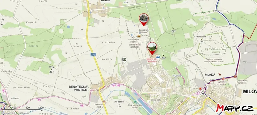 Pronájem komerčního pozemku, Milovice, Topolová, 21200 m2