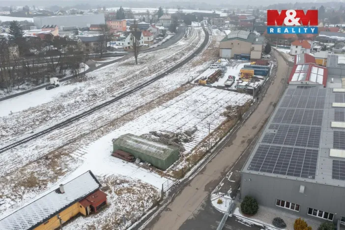 Pronájem komerčního pozemku, Chrást, 1600 m2