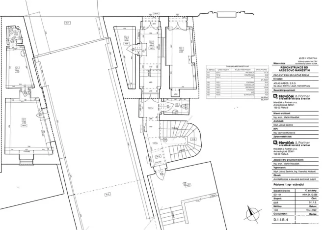 Prodej činžovního domu, Praha - Smíchov, Arbesovo náměstí, 930 m2