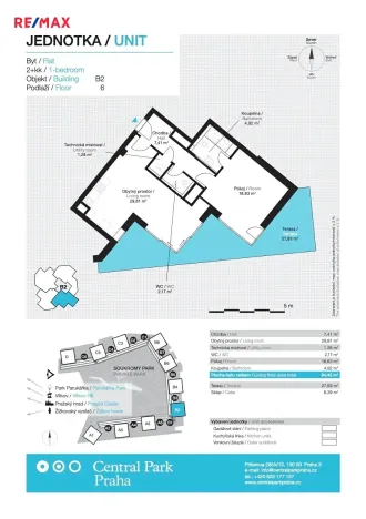 Pronájem bytu 2+kk, Praha - Žižkov, Ke kapslovně, 64 m2
