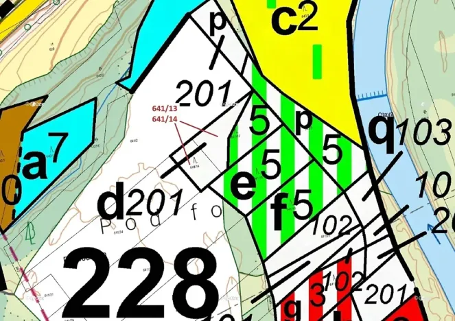 Dražba lesa, Rabí, 1958 m2