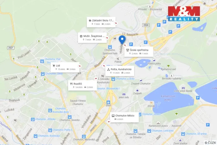 Prodej bytu 2+1, Chomutov, Holešická, 62 m2