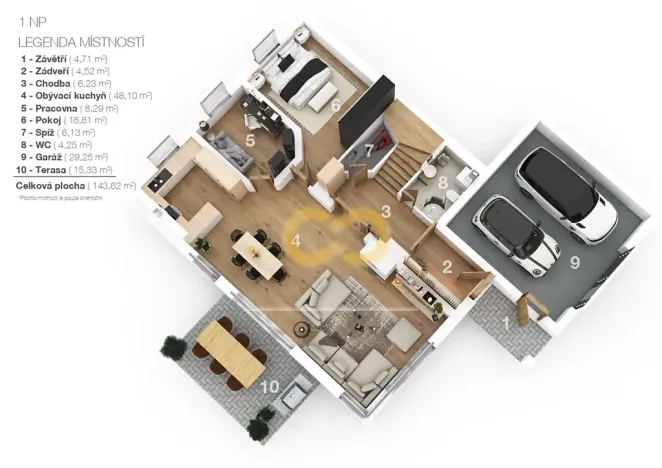 Prodej rodinného domu, Mořina, 239 m2