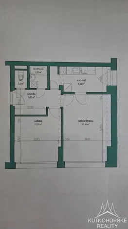 Pronájem bytu 2+1, Zruč nad Sázavou, Slunný vrch, 46 m2