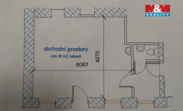 Pronájem obchodního prostoru, Brno - Židenice, Životského, 36 m2