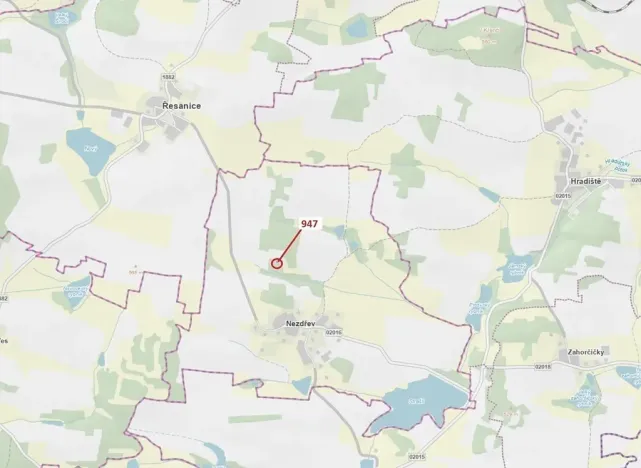 Dražba lesa, Nezdřev, 126 m2