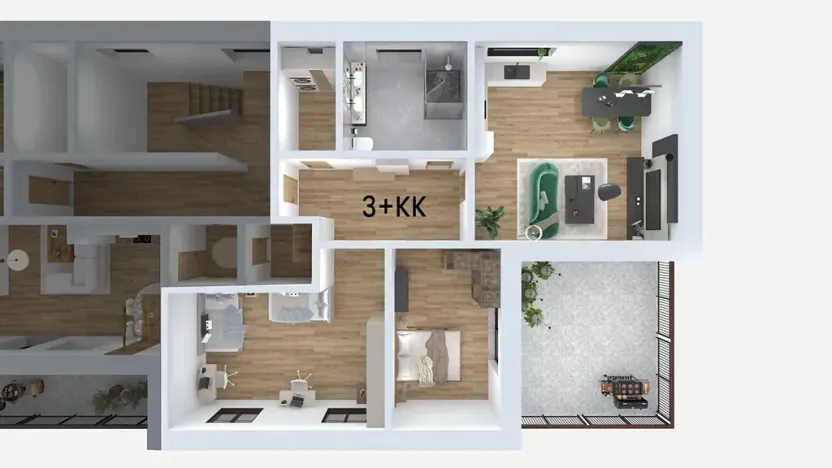 Prodej bytu 3+kk, Litvínov, Horská, 117 m2