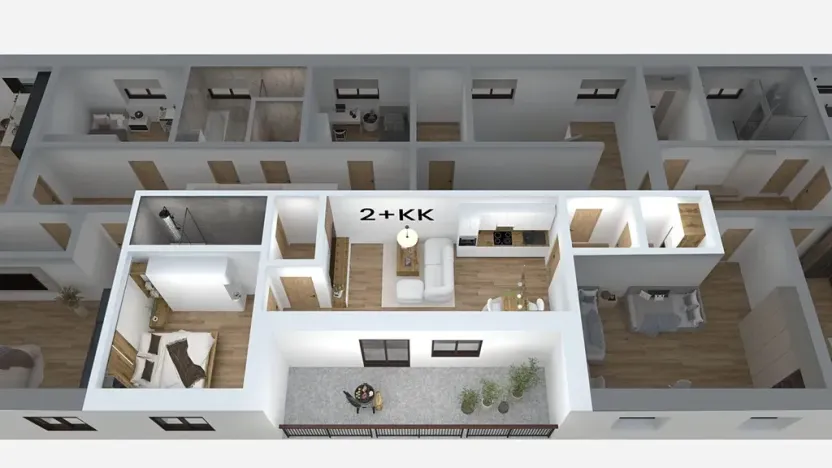 Prodej bytu 2+kk, Litvínov, Horská, 54 m2