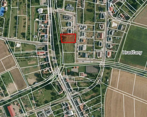 Prodej pozemku, Hradčany, 1299 m2