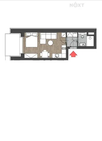 Prodej bytu 1+kk, Čachrov, 27 m2