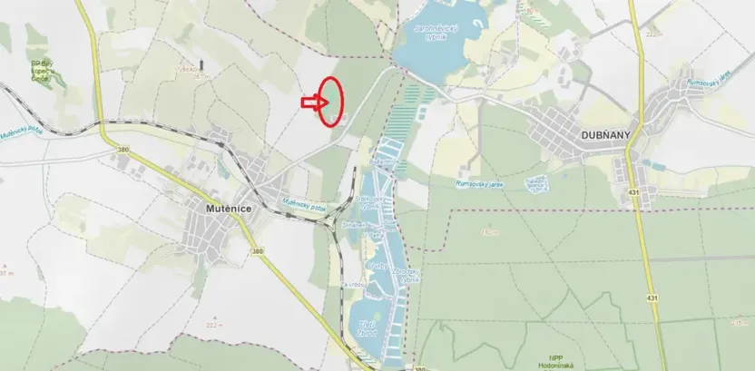Prodej podílu lesa, Mutěnice, 1819 m2